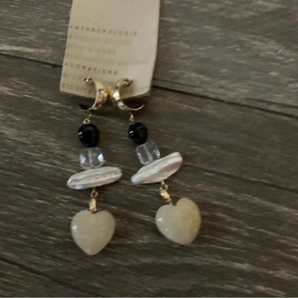 Serefina Anthropologie 14k Gold Plated earrings